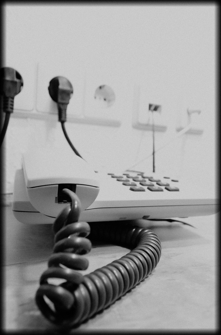 Funkstille Foto & Bild fotokunst, monochrome fine art, alltagsdesign