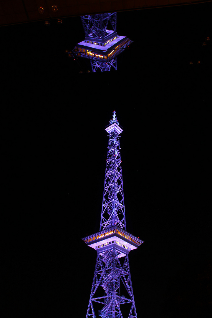 Funkturm beim Festival of LIghts 2015