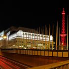 Funkturm, ICC und Stadtautobahn A 100 beim Festival of Lights.