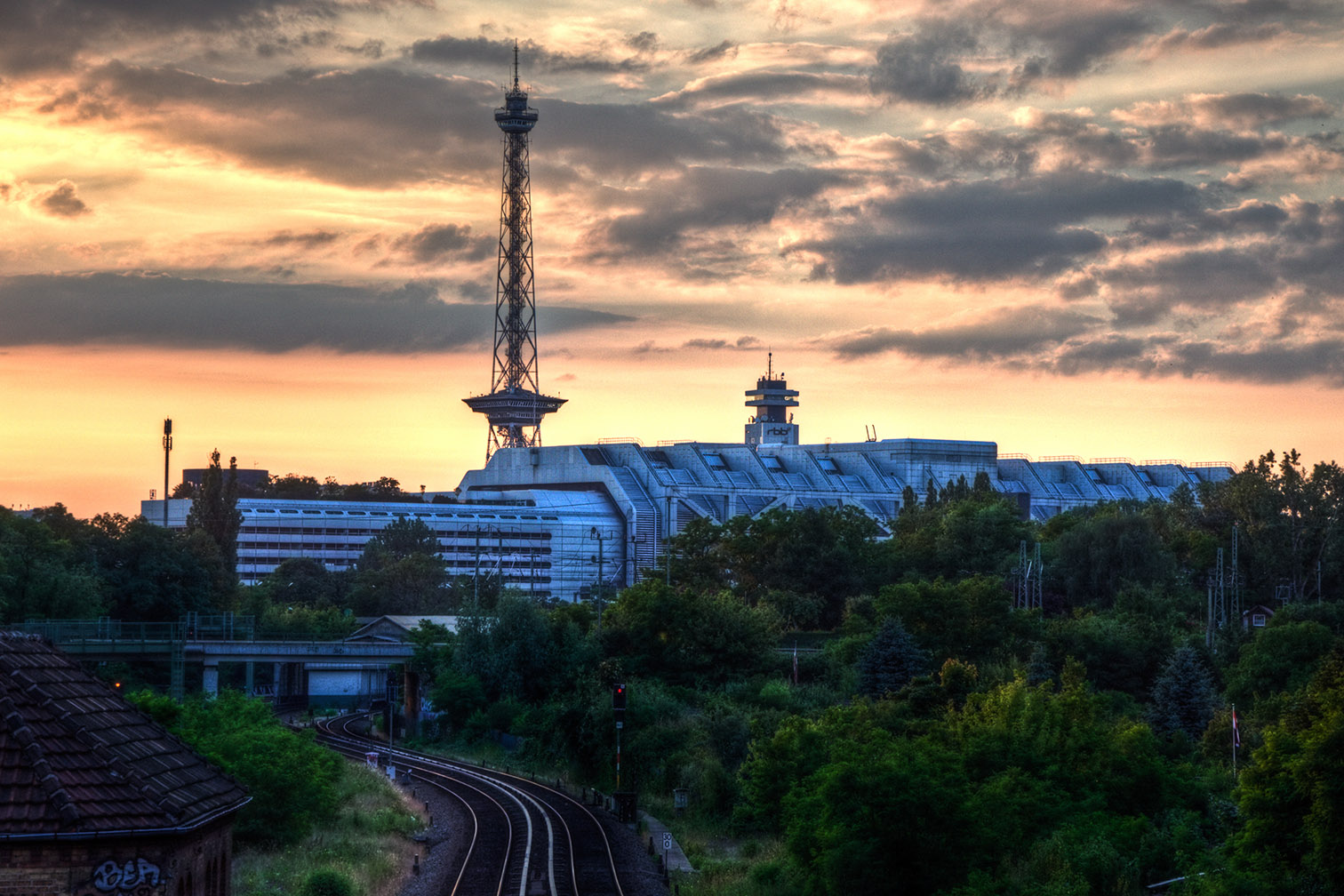 Funkturm mit ICC im Sonnenuntergang II