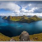 Funningsfjord-Panorama Färöer Inseln