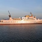 Funny Girl im Hafen von Büsum