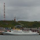 Funny Girl im Hafen von Helgoland