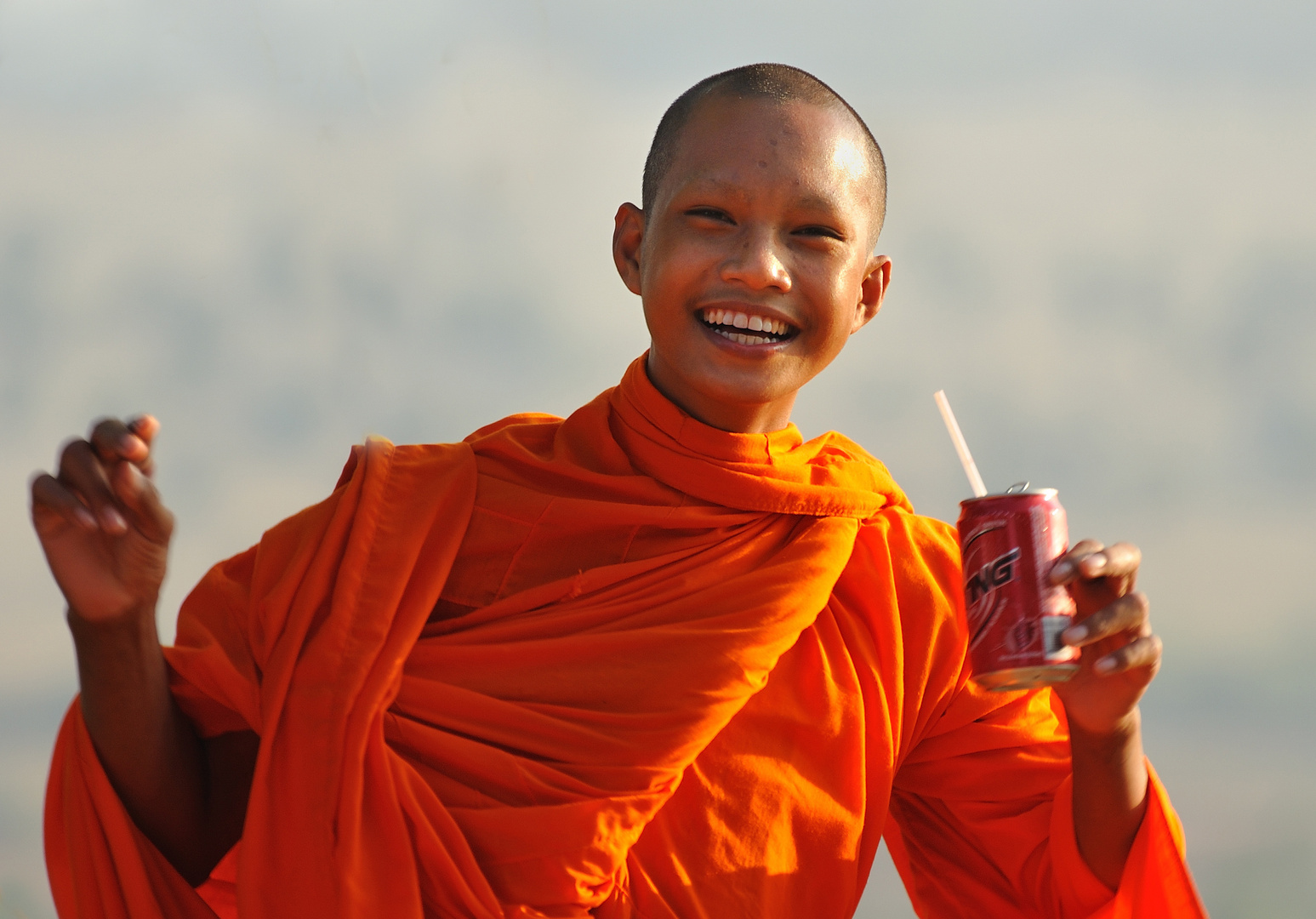 Funny Monk on Udong Mountain 1