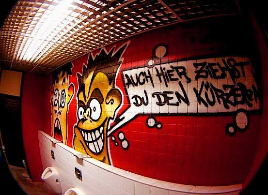 Funny Toilet Graffiti Art