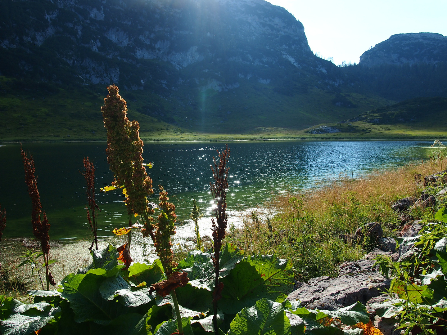 Funtensee in der Abendsonne