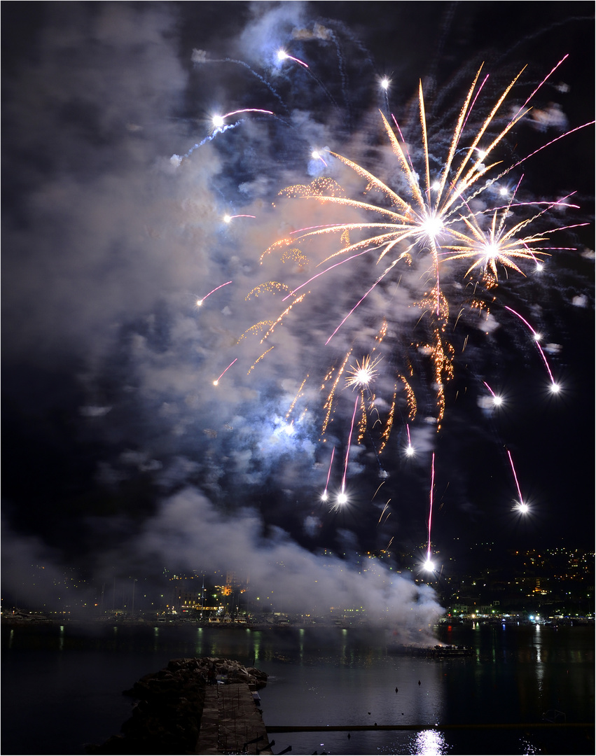 Fuochi artificiali.