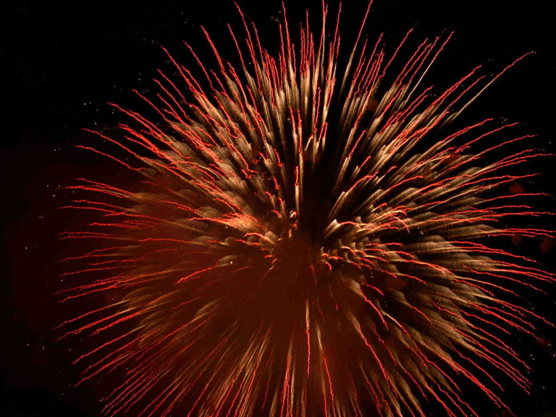 Fuochi artificiali.