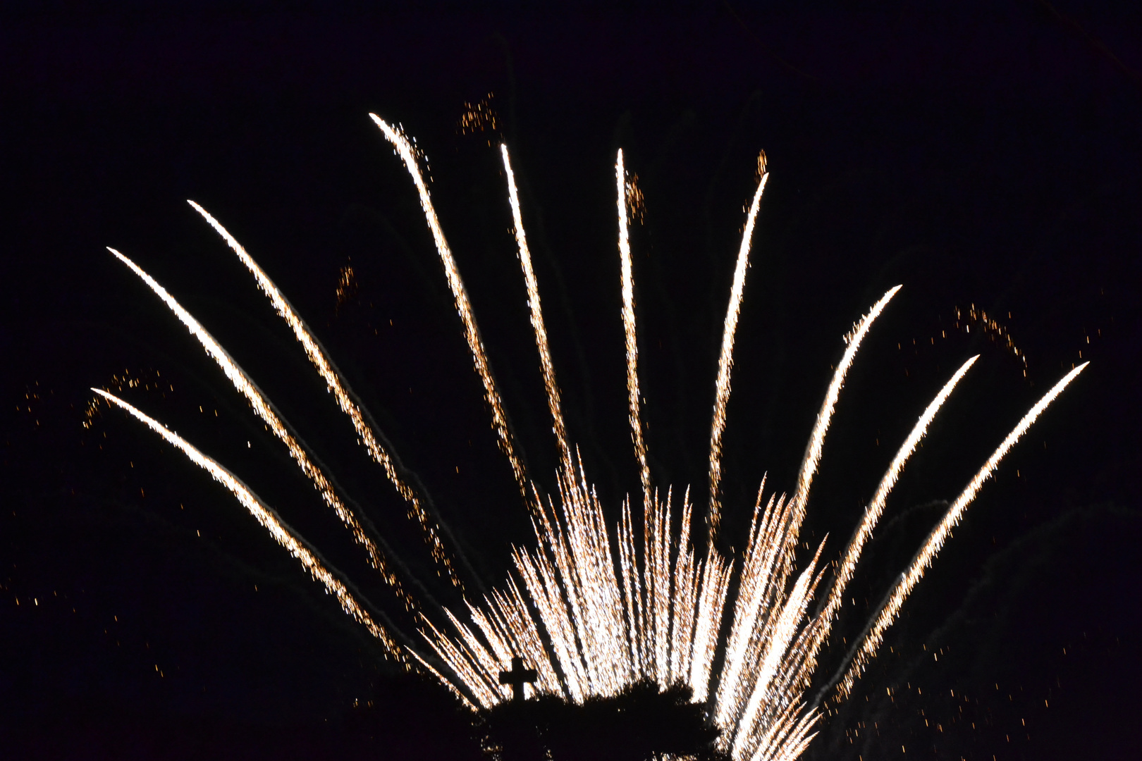 Fuochi d'artificio nel cielo di S.M. di Leuca