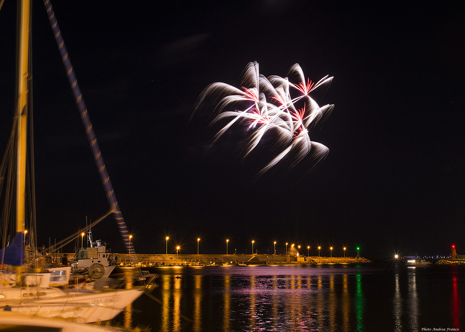 Fuochi d'artificio porto Imperia