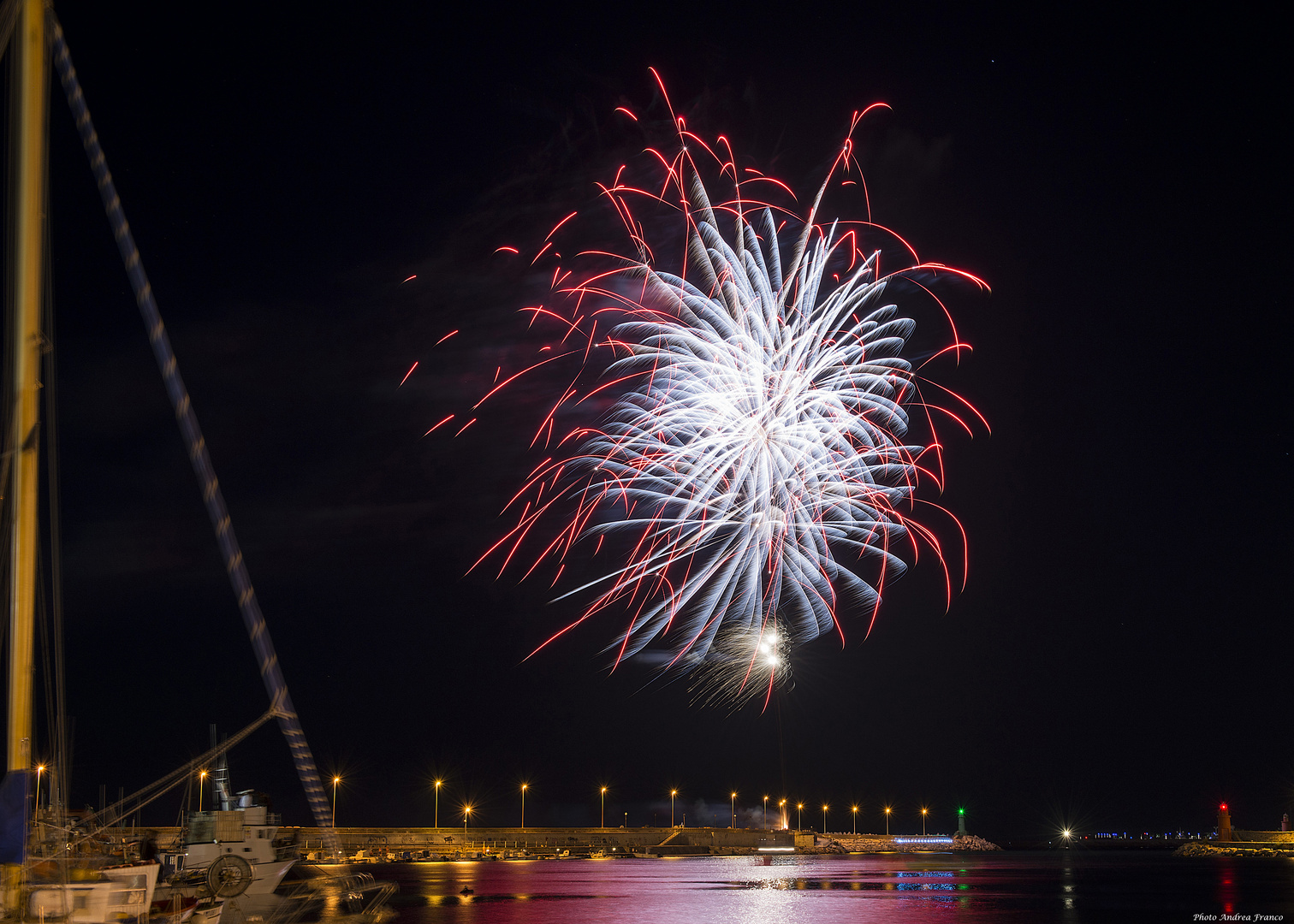 Fuochi d'artificio porto Imperia