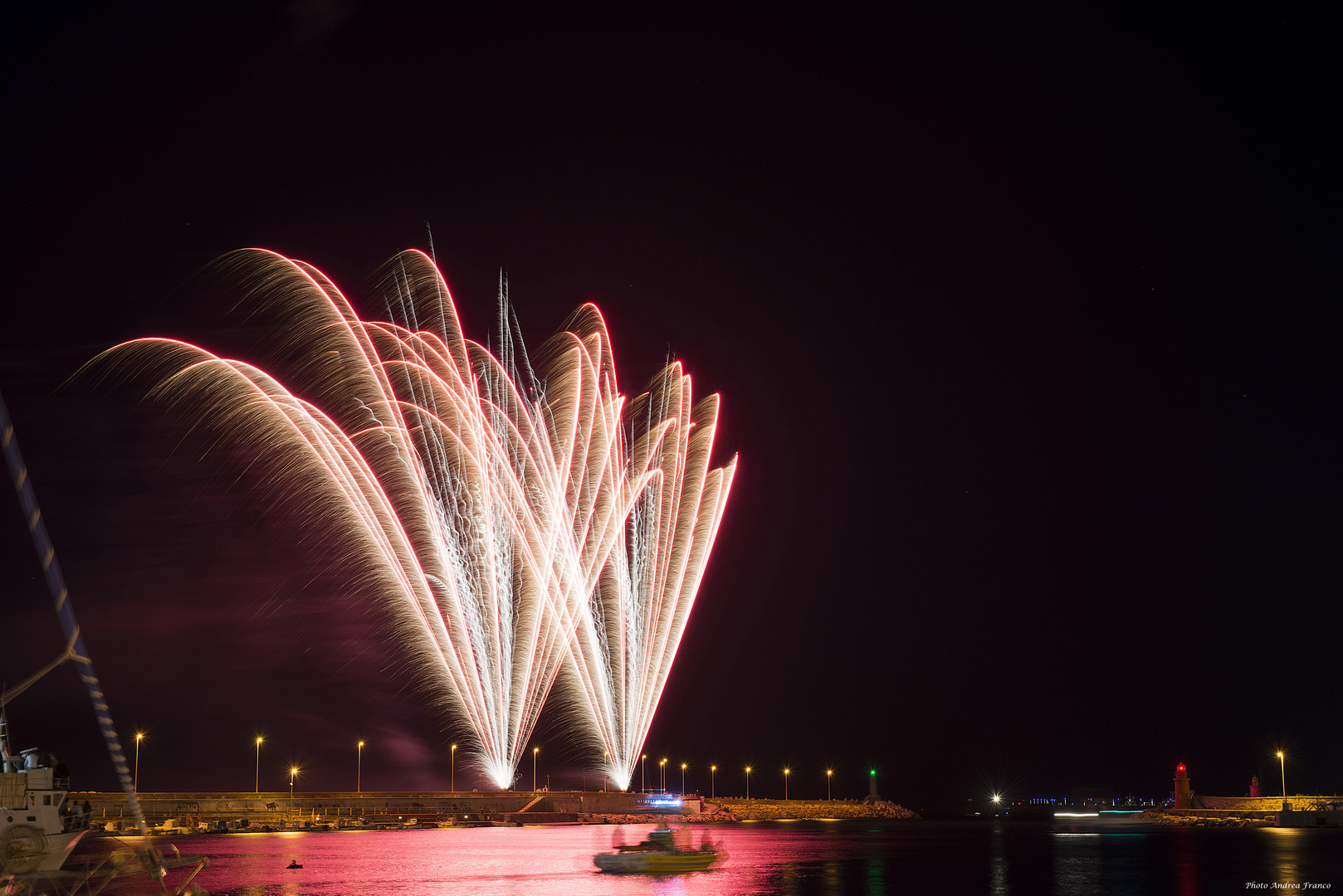 Fuochi d'artificio porto Imperia