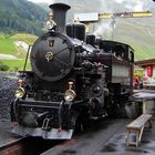 Furka Pass railway. Realp-Switzerland; August 2007