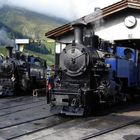 Furka pass railway. Switzerland