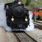 Furkalok auf der schönsten Strecke der ehemaligen Glaciersbahn.