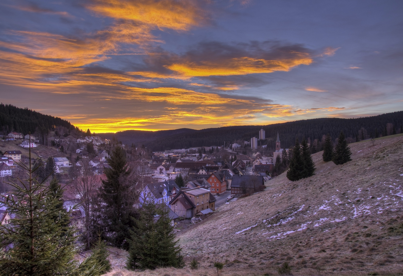 Furtwangen Morgenrot