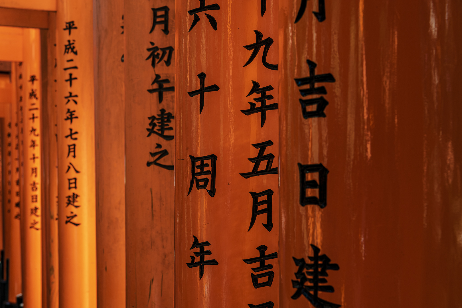 Fushimi Inari-Taisha Torri - Detail