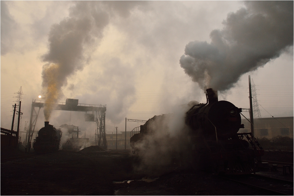 Fushun Special Steelworks IV  -  Dampfstimmung