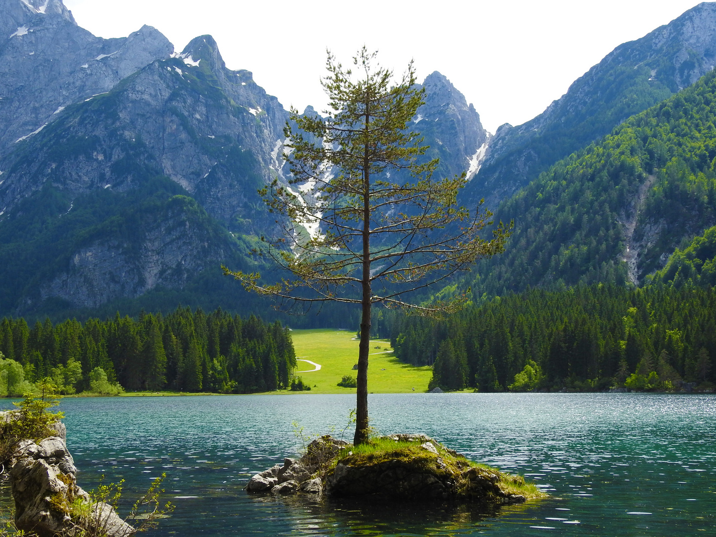 fusine see bei tarvisio 1 die kleine insel