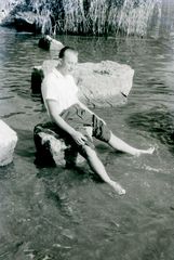 Fußbad um 1950