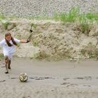 Fußball am Baggersee