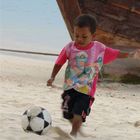 Fußball am Strand