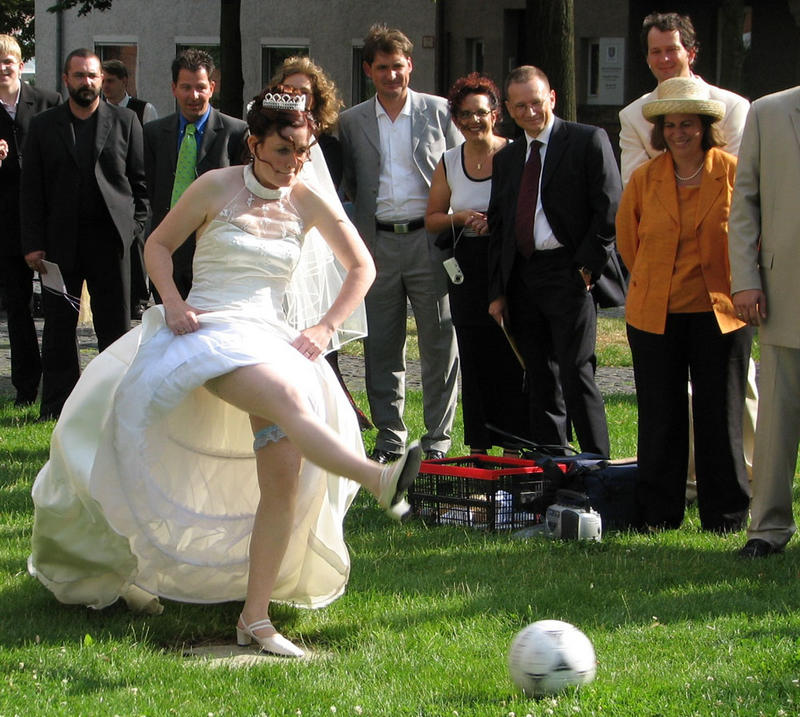 Fußball-Braut