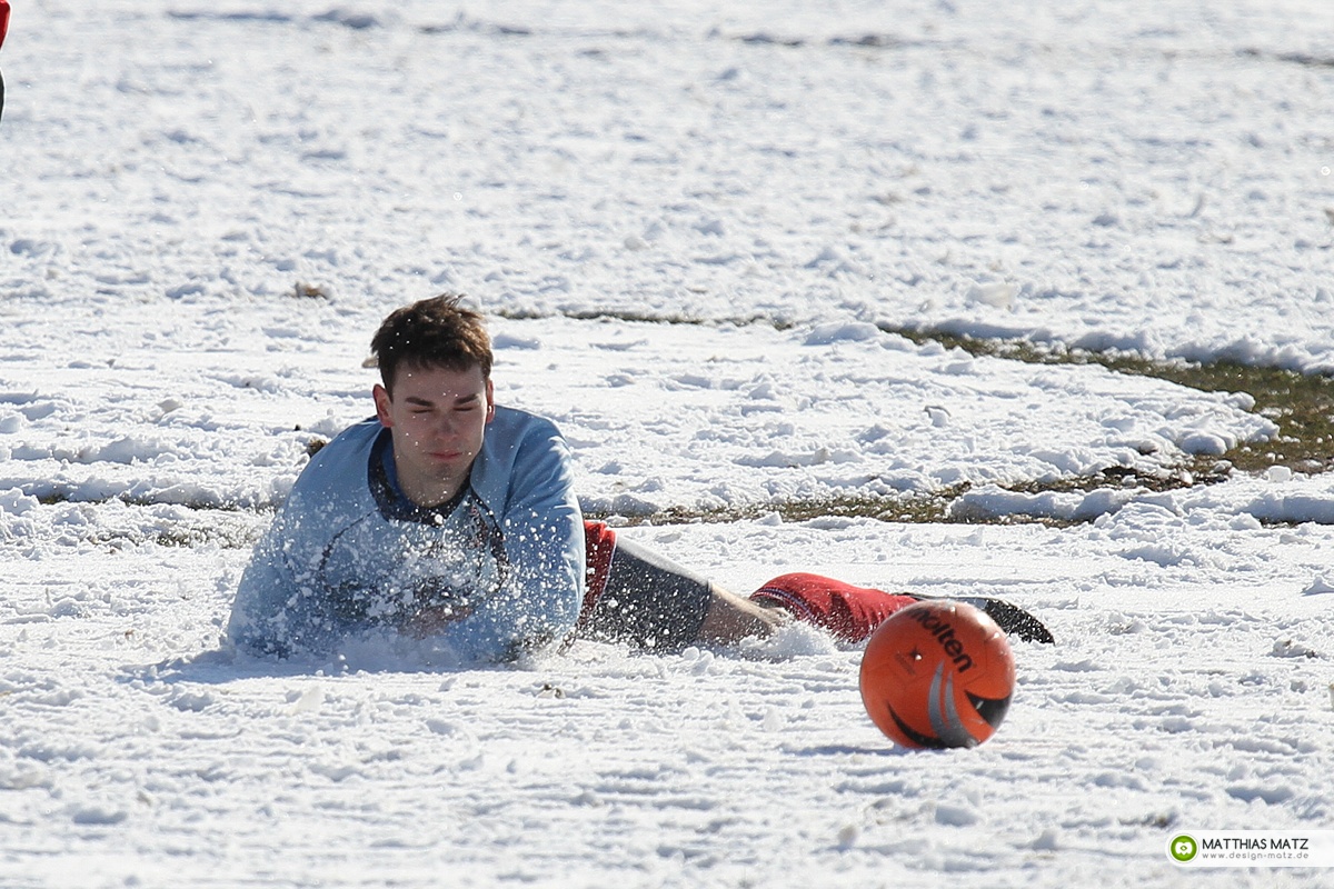 Fussball im Winter