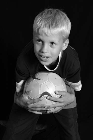 Fußball Junge