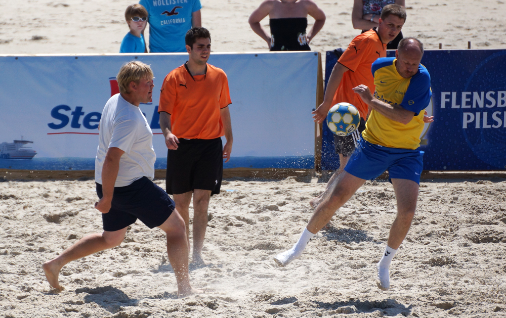 Fußball, Sandball, Handball....