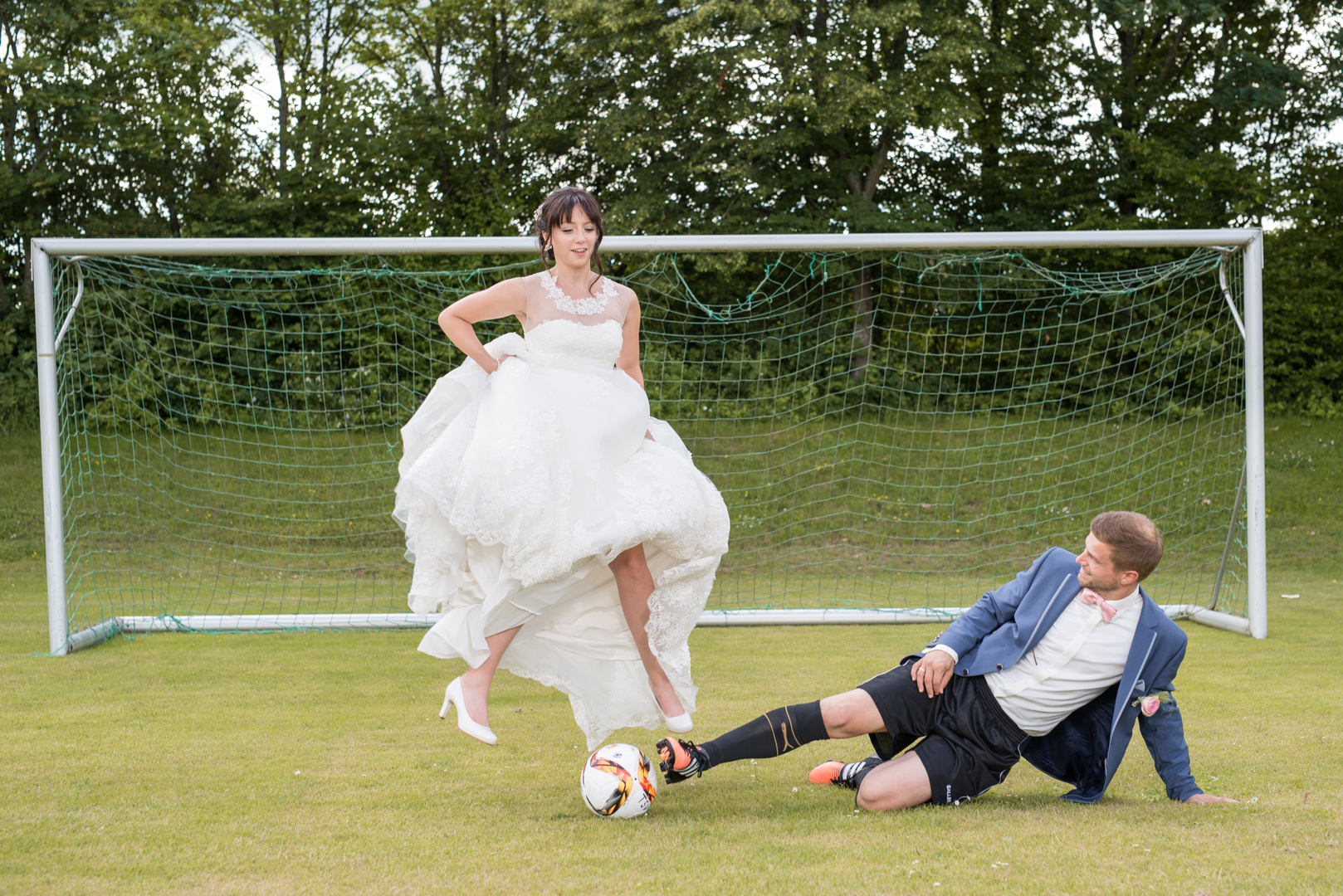 Fußballer Hochzeit