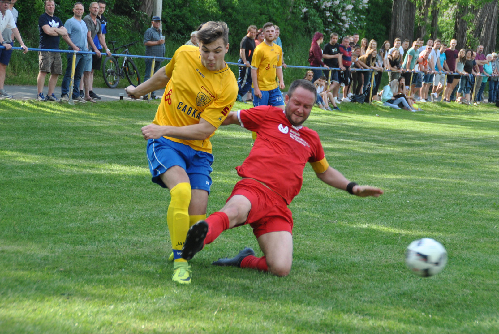 Fußballer im Einsatz