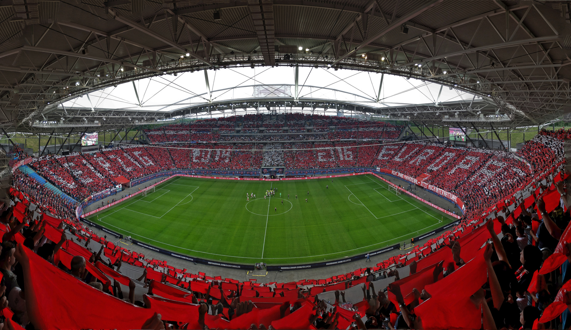 Fußballfestival  zum Heimspielsaisonfinale in Leipzig gegeb den FCB