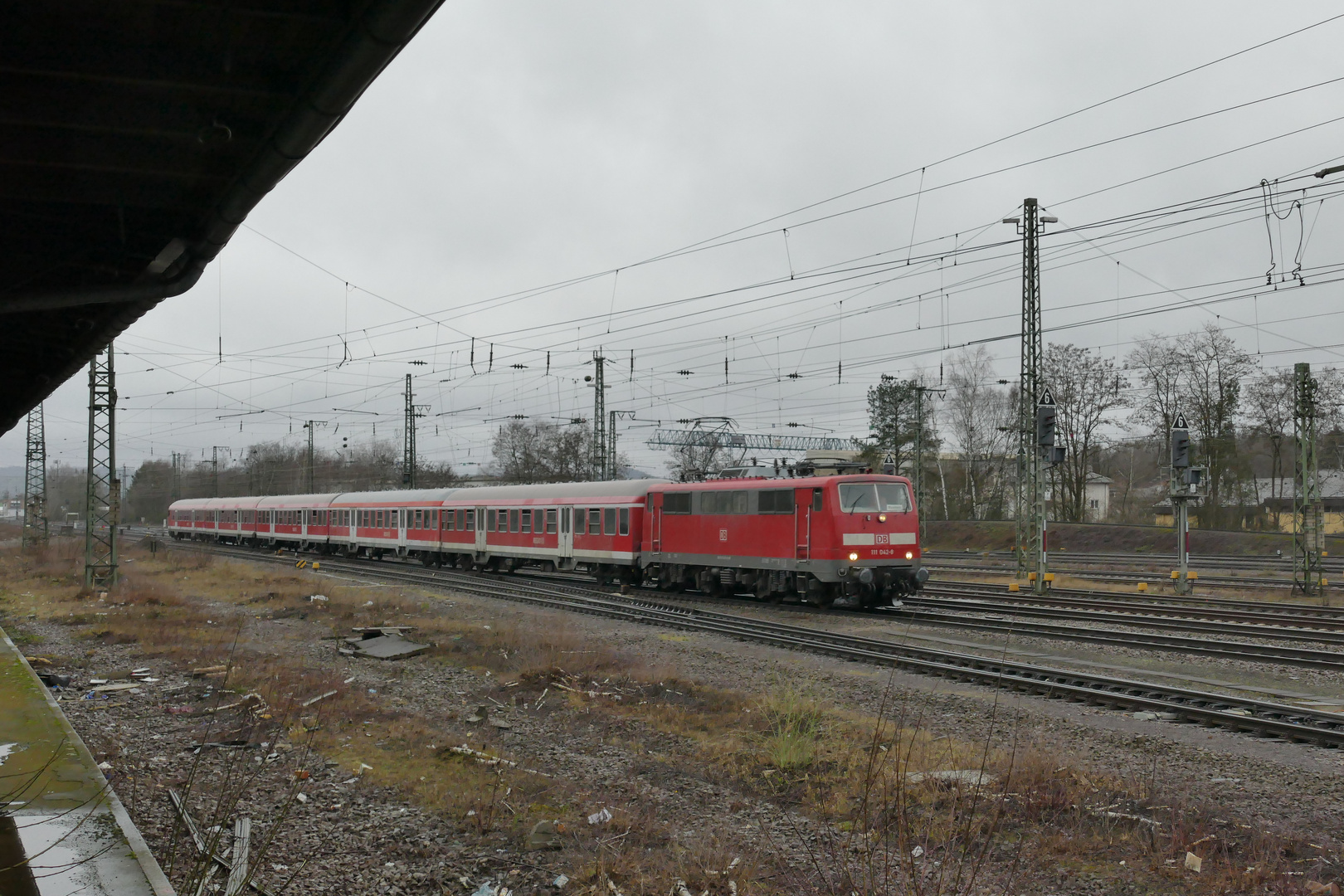 Fussballsonderzug in Homburg/Saar