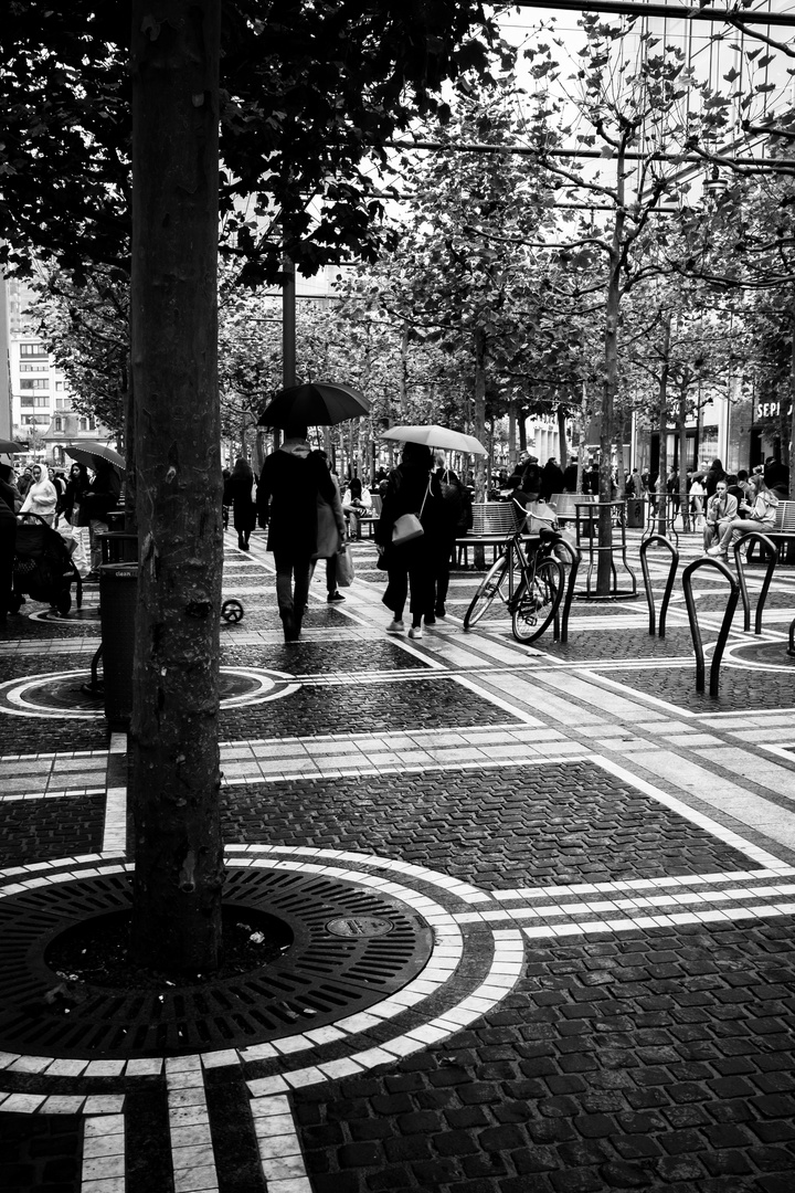 Fußgänger auf der Zeil