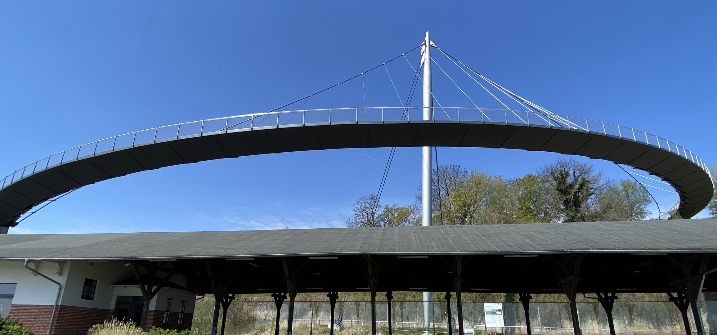 Fußgänger-Hängebrücke von Sassnitz