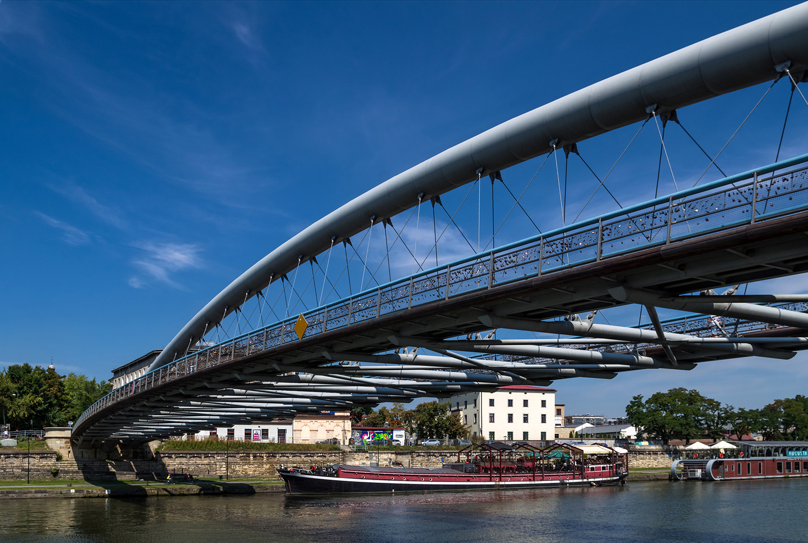 Fußgänger-und Radfahrerbrücke, Krakau