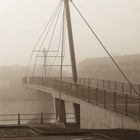 Fußgängerbrücke am Leeraner Hafen