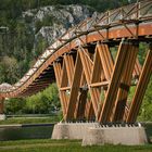 Fußgängerbrücke aus Holz, Essing 1