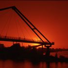 Fußgängerbrücke bei Düsseldorf