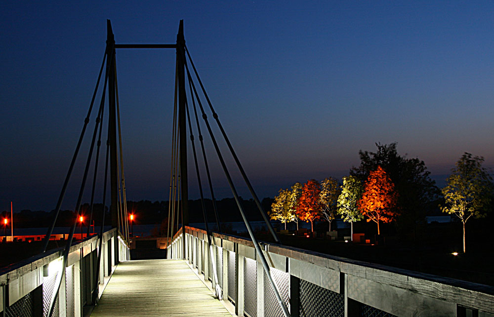 Fußgängerbrücke Hafen Geesthacht 2