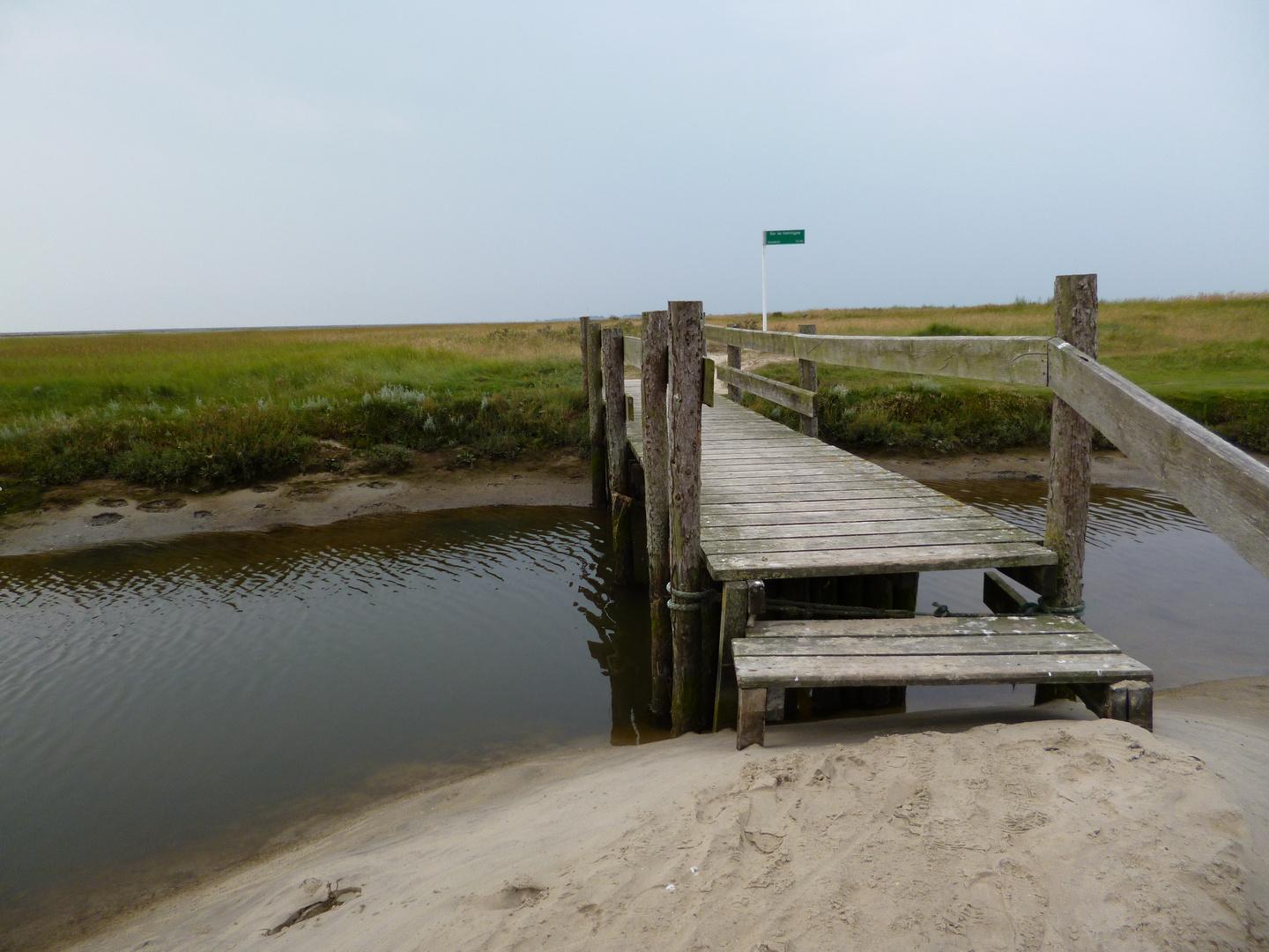 Fußgängerbrücke im Borkumer Hoge Hörn