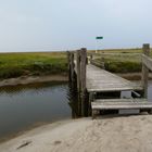 Fußgängerbrücke im Borkumer Hoge Hörn