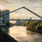 Fußgängerbrücke im Medienhafen Düsseldorf