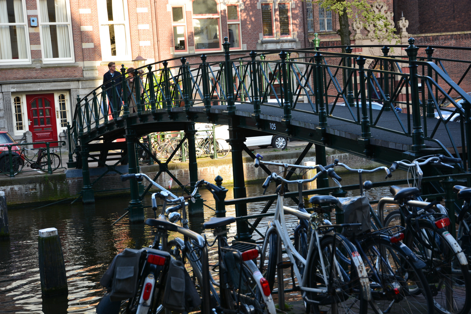 Fußgängerbrücke in Amsterdam