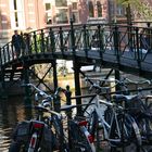 Fußgängerbrücke in Amsterdam