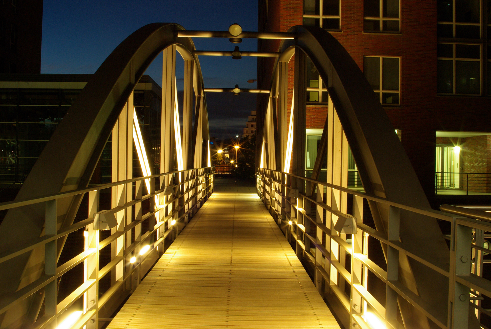 Fußgängerbrücke in der Hafencity Hamburg