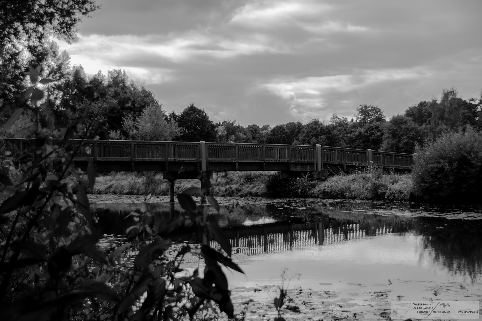 Fussgängerbrücke in Fulda