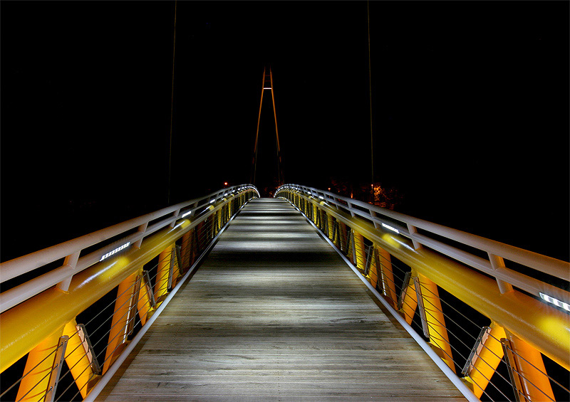 Fussgängerbrücke in Gera