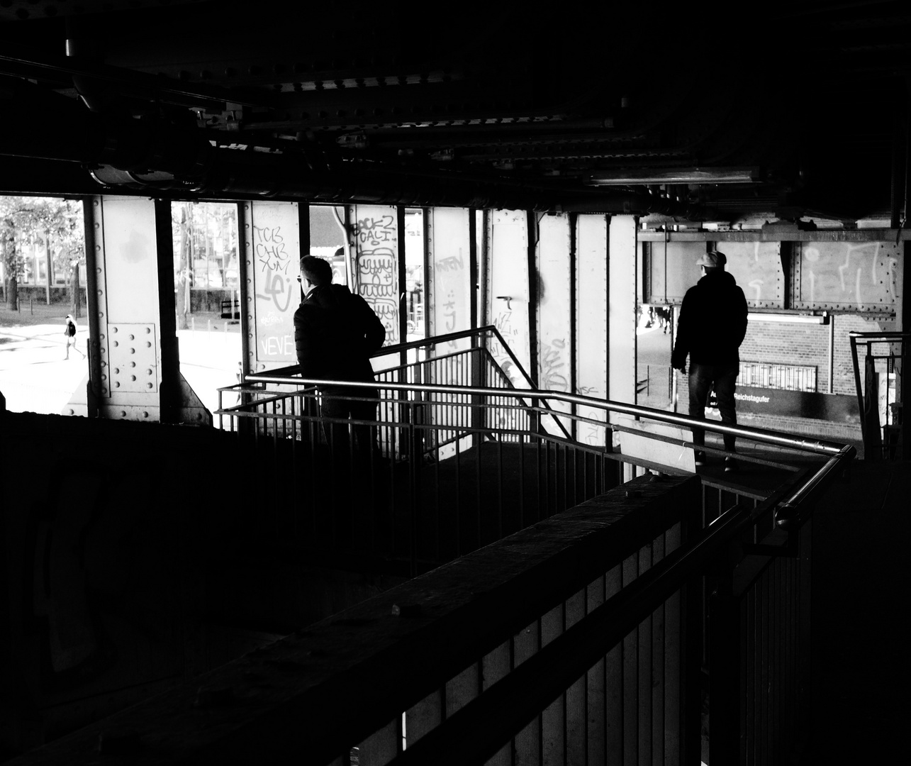 Fußgängerbrücke mit Ausblick